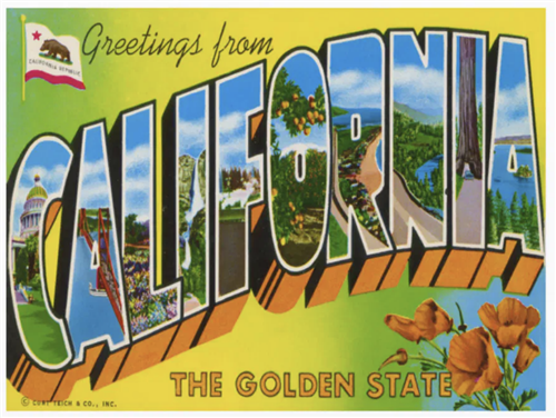 California post card